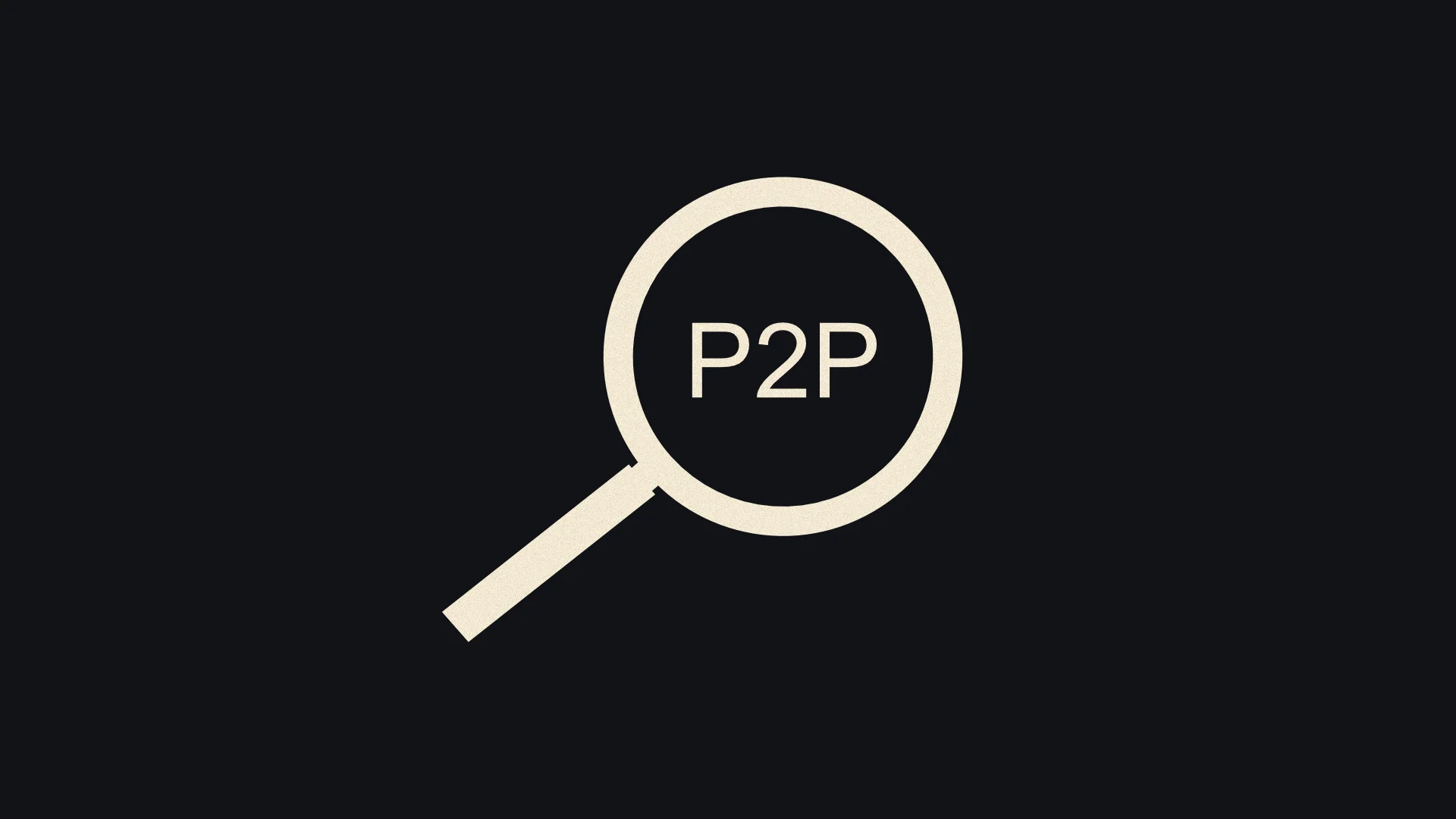 Magnifying glass highlighting P2P crypto trading amid FCA crackdown in the UK