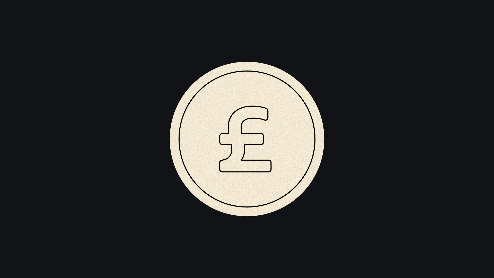 Illustration of a pound sterling digital coin representing the UK regulatory framework for systemic stablecoin issuers